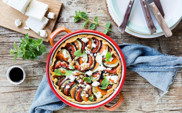 Torta salata con verdure